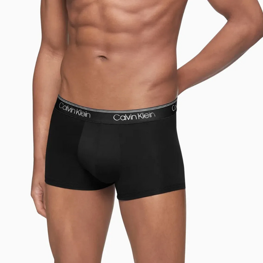 Calvin Klein:ローライズトランクス 3PK (ブラック/コンボイ/レッドガラ)