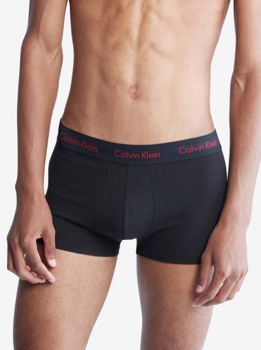 Calvin Klein:ローライズトランクス 3PK (ブラック)